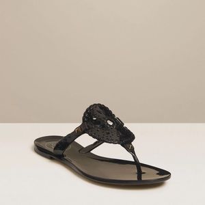 Jack Rogers Georgica Jelly Black Sandals